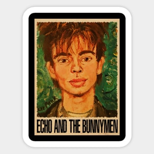 Echo And The Bunnymen's Echoes A Captivating Pictorial Journey Sticker